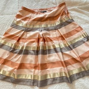 The Limited pleated flare skirt